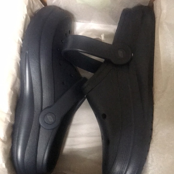 SKECHERS MENŚ FOAMIES - SUMMER CHILL SIZE 8 NAVY - Picture 6 of 9